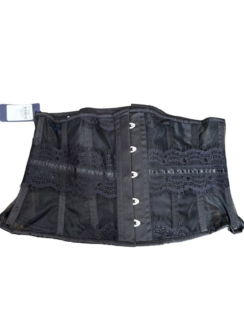 Fox & Royal City Chic Black Betty Trim Underbust Corset Sz 34 (39/40" Waist) NEW - Picture 6 of 15